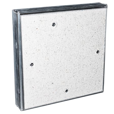 Люк ревизионный D Ceramo 200х400 скрытый монтаж съемный алюминий EVECS