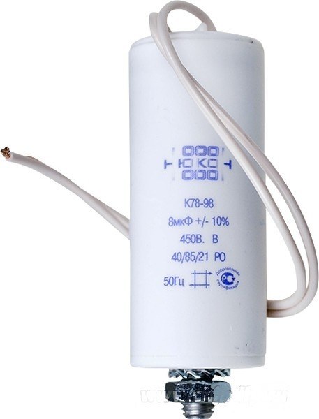 Конденсатор пусковой 12 мкФ 450 В для мотор-колёс VILMANN Конденсатор пусковой 12 мкФ 450 В для мотор-колёс VILMANN