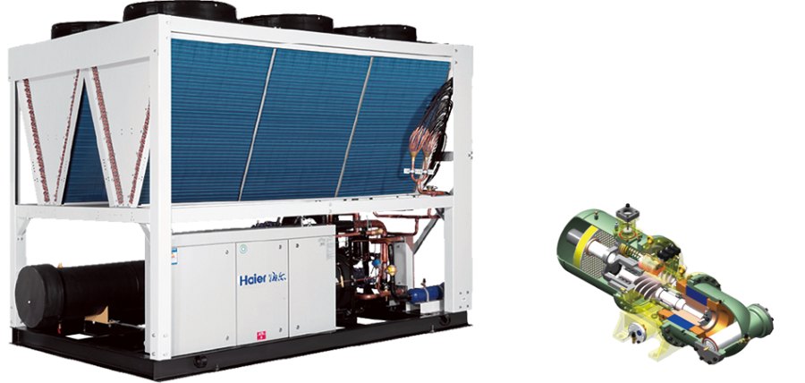 Винтовой чиллер Haier CI0410PANH с воздушным охлаждением