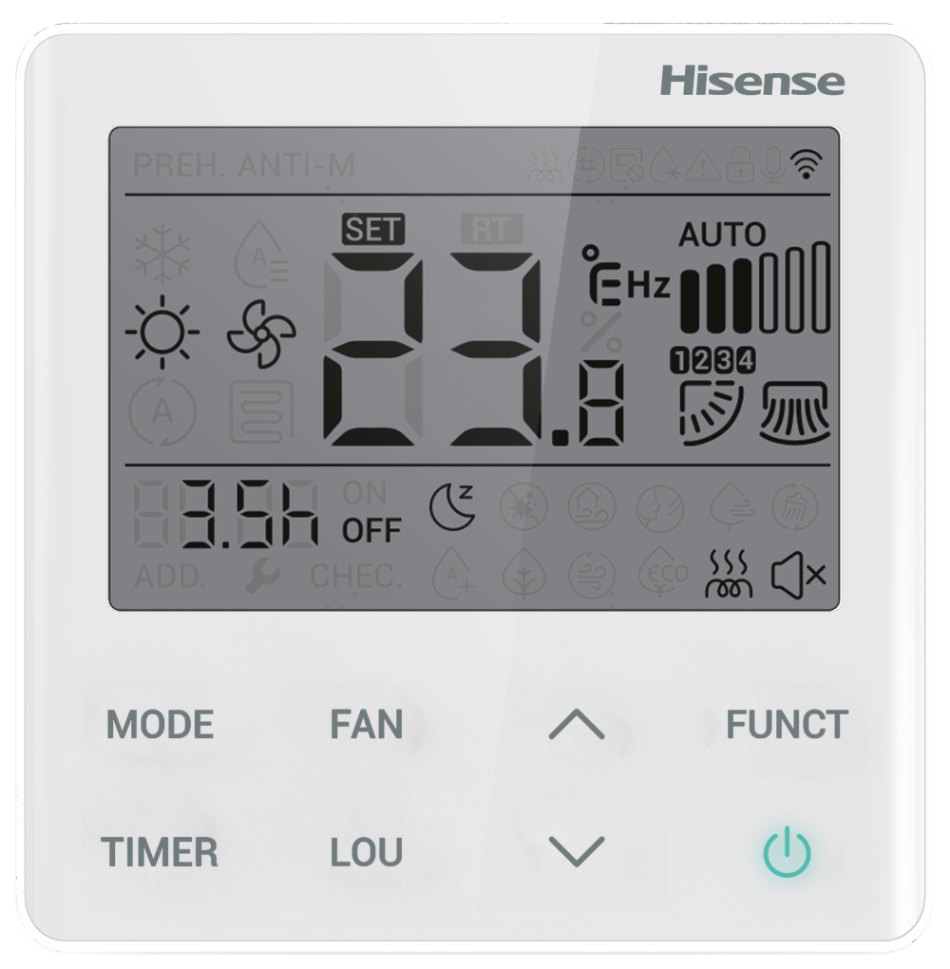 Внутренний блок мульти сплит-системы кассетного типа Hisense Free Match DC Inverter AMC-12UR4RCC8
