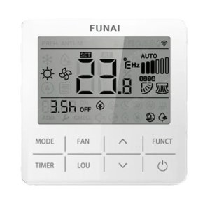 Проводной пульт управления FUNAI RWH-01 для сплит-систем EMPEROR и мульти сплит-систем ORIGAMI
