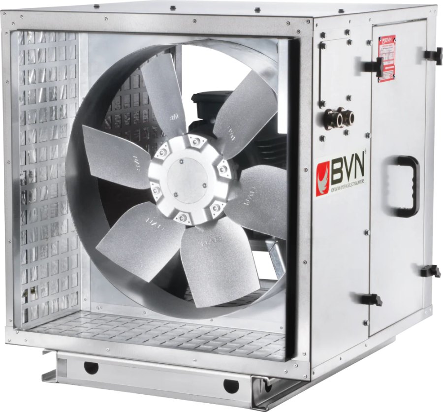 Шумоизолированный канальный осевой вентилятор дымоудаления ARMO-C 710/5
