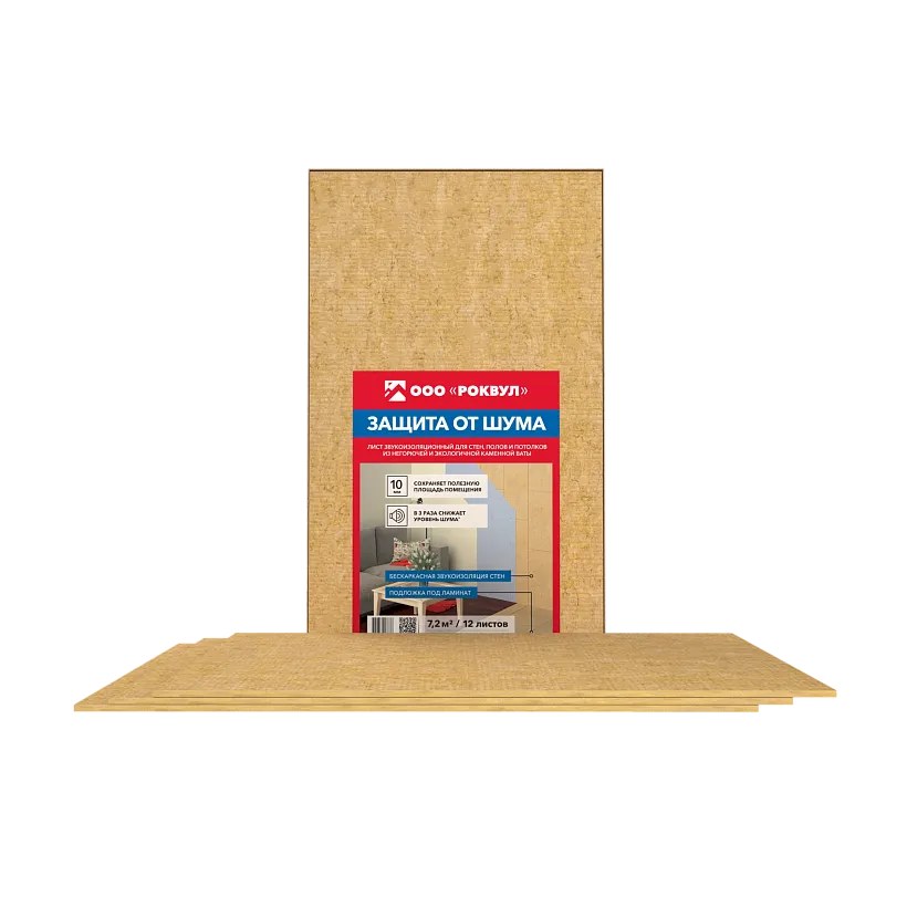 Лист звукоизоляционный. ЗАЩИТА ОТ ШУМА РОКВУЛ