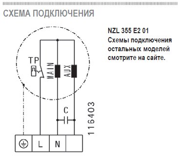 NZL-315 D2 01 вентилятор канальный — Схемы монтажа